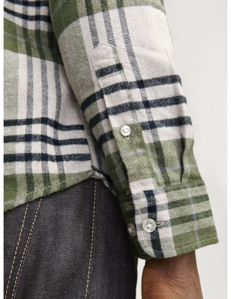 JPRBLUNORRIS FLANNEL L/S SHIRT