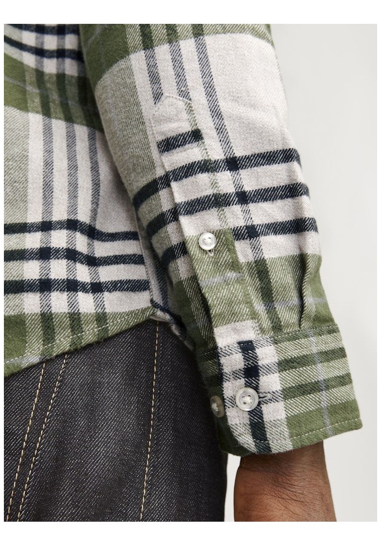 JPRBLUNORRIS FLANNEL L/S SHIRT