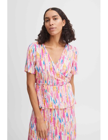 BYMMJOELLA WRAP BLOUSE S/S