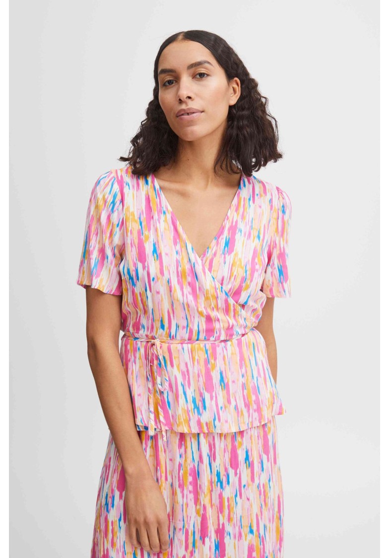 BYMMJOELLA WRAP BLOUSE S/S