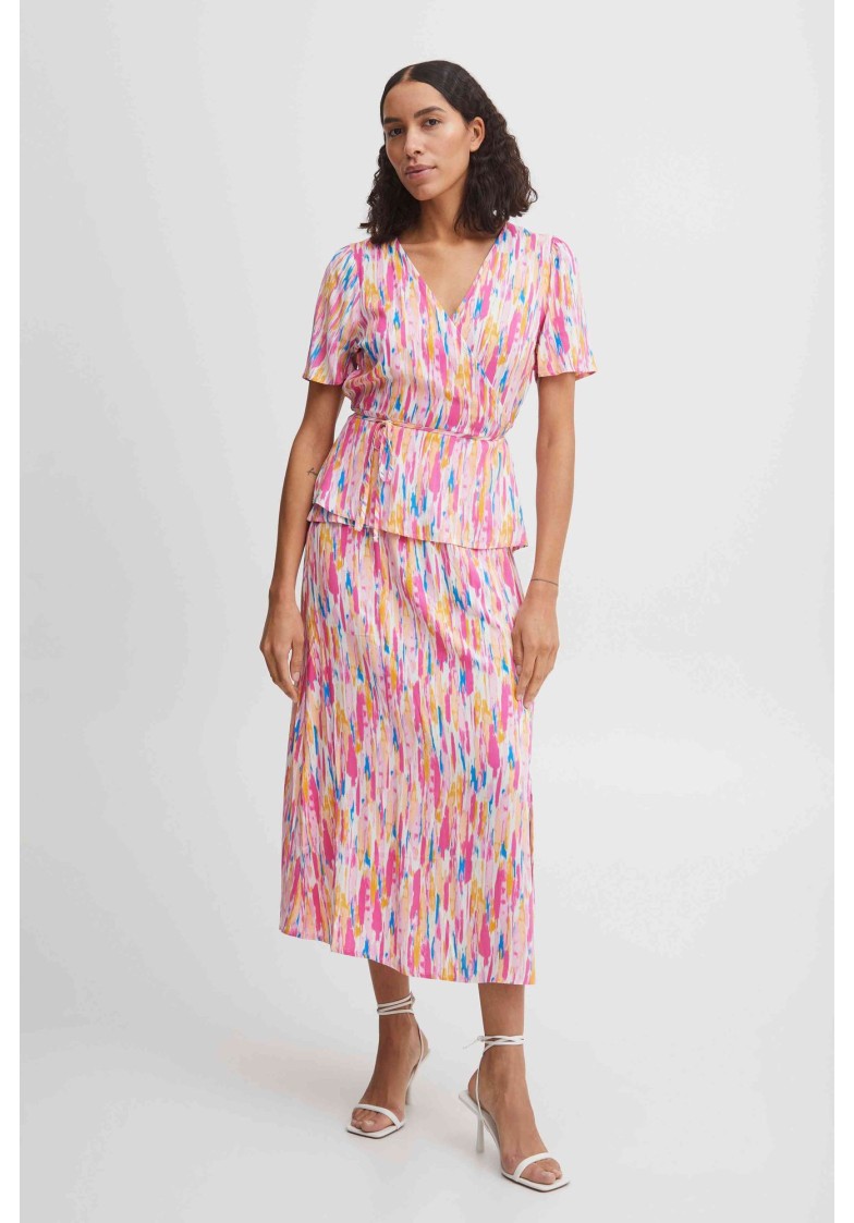 BYMMJOELLA WRAP BLOUSE S/S