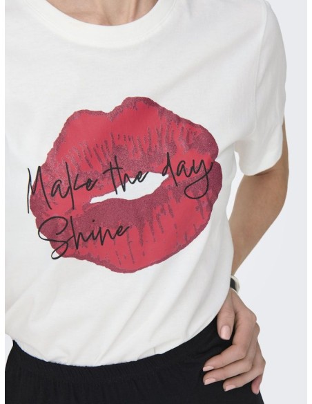 JDYDAISY S/S PRINT TEE