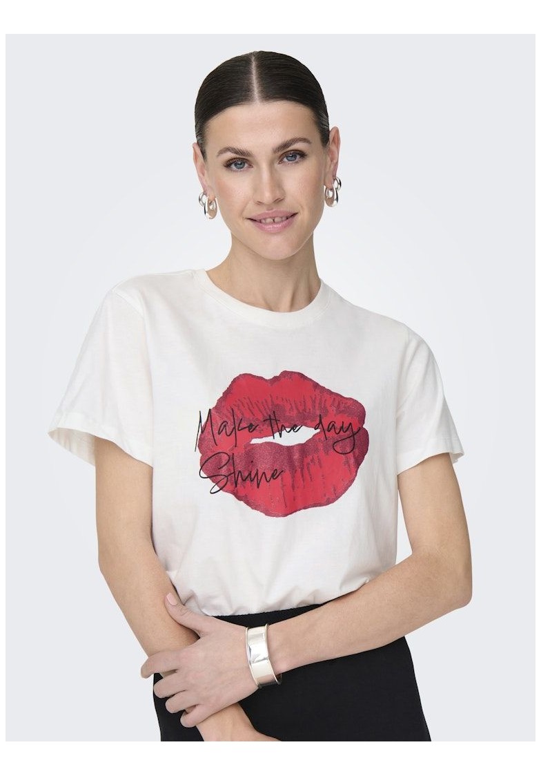 JDYDAISY S/S PRINT TEE