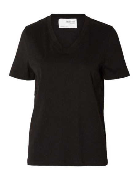 SLFESSENTIAL S/S V-NECK TEE