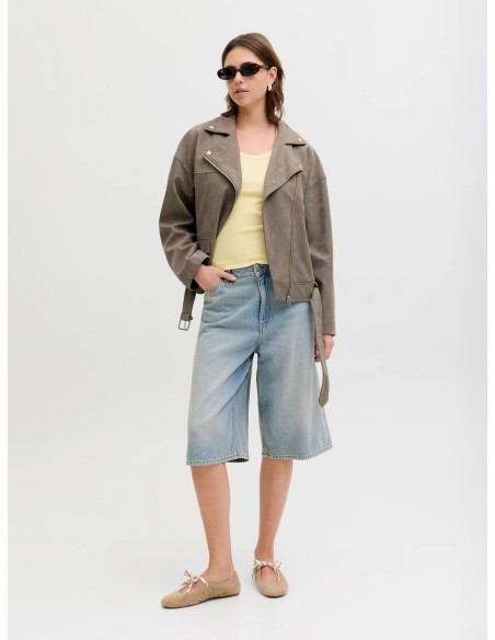 JXFRIDA ROCKY BRUSHED BIKER JACKET