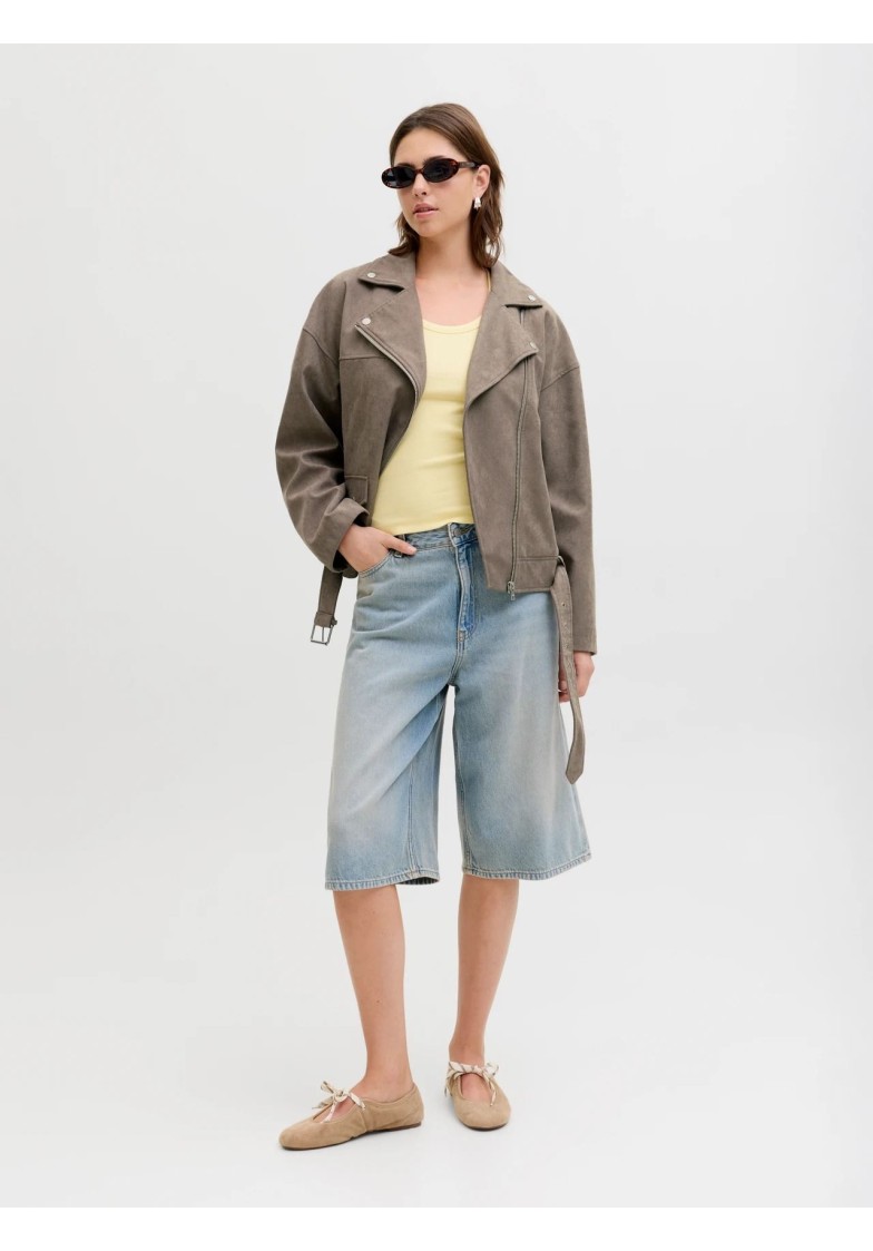 JXFRIDA ROCKY BRUSHED BIKER JACKET