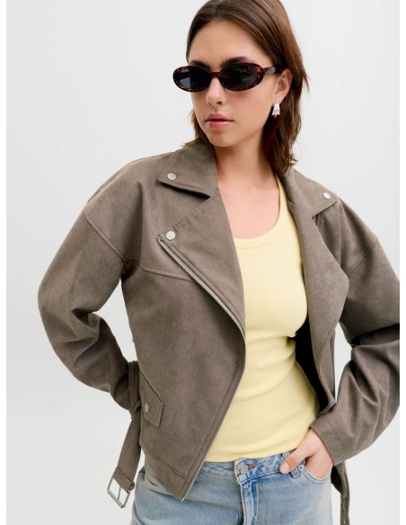 JXFRIDA ROCKY BRUSHED BIKER JACKET