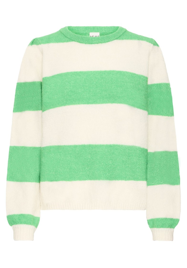 IHDUSTY STRIPE KNIT L/S
