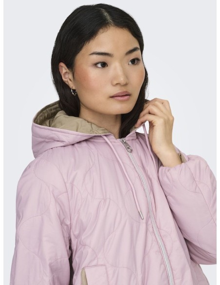 ONLMIKI HOOD QUILTED JACKET