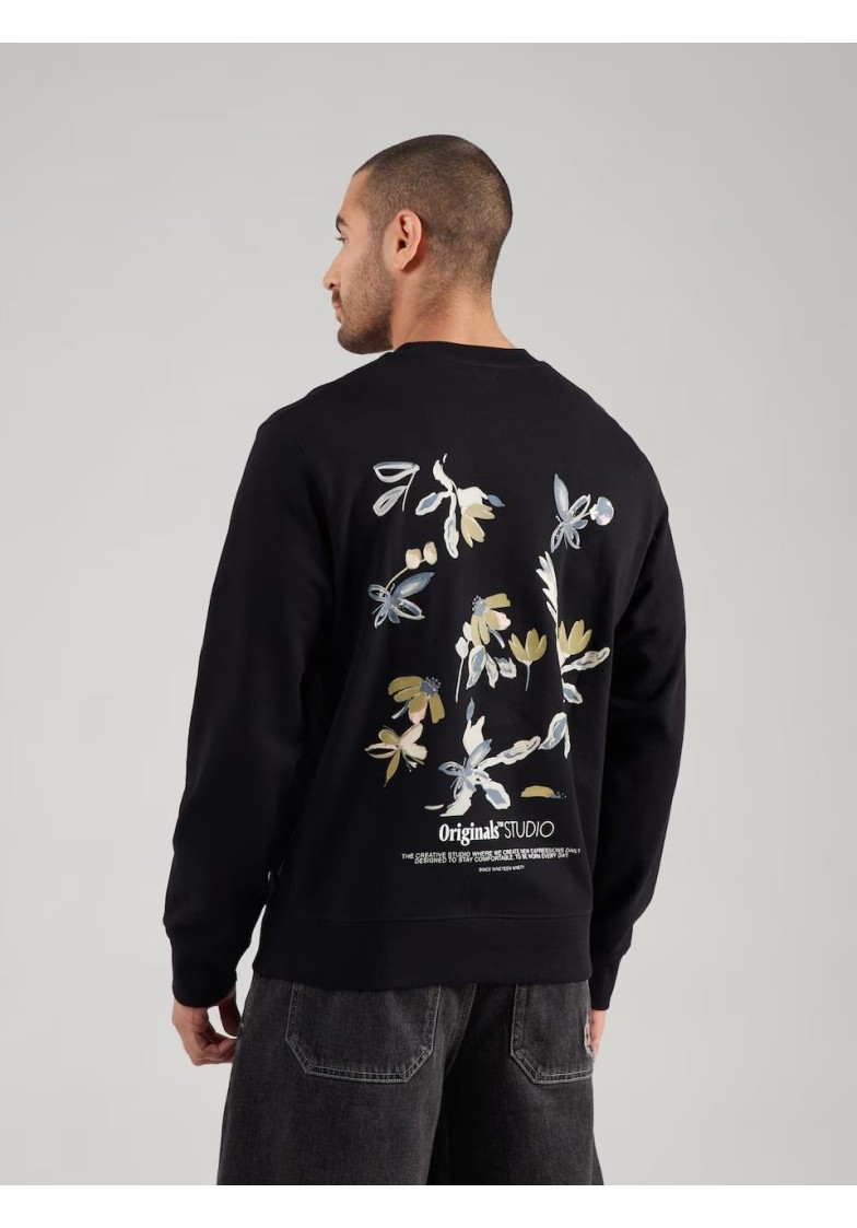 JORVARENNA PAINTED BACK SWEAT O-NECK