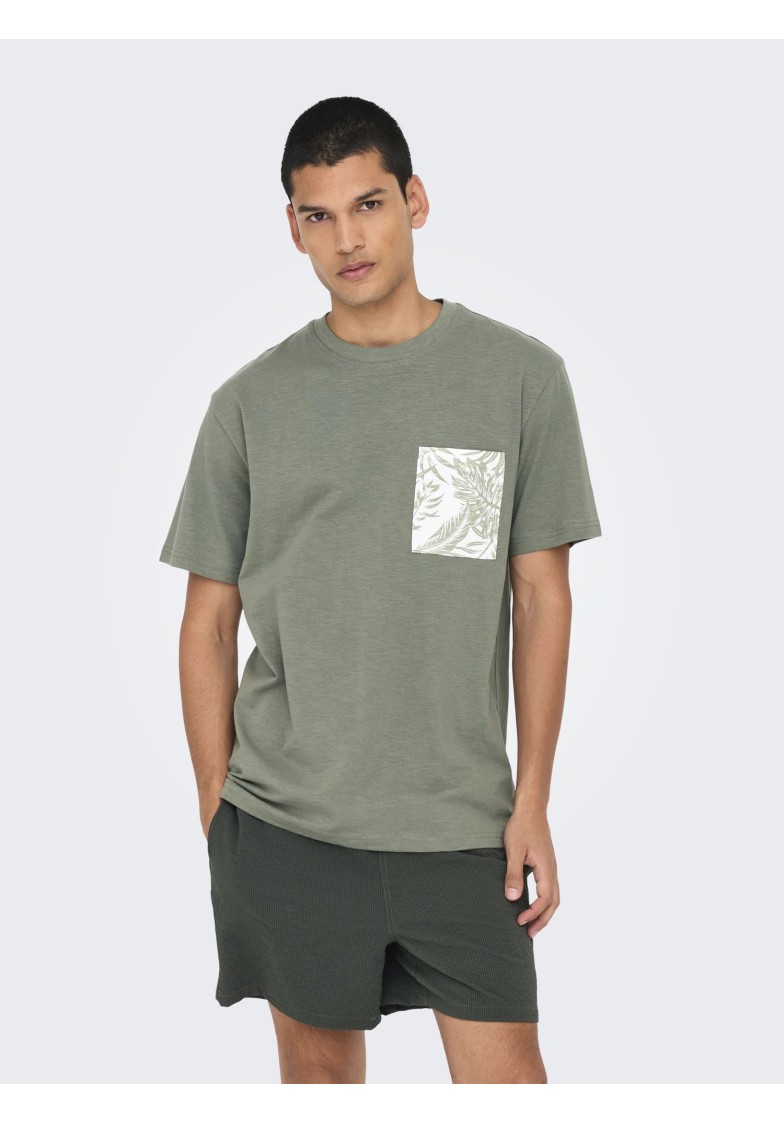 ONSPERRY LEAF S/S POCKET