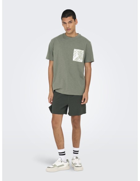 ONSPERRY LEAF S/S POCKET