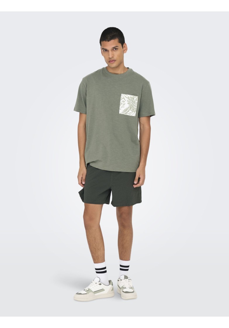 ONSPERRY LEAF S/S POCKET
