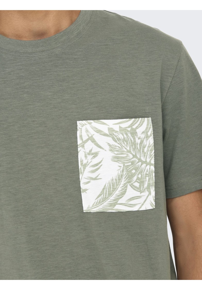 ONSPERRY LEAF S/S POCKET