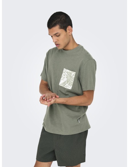 ONSPERRY LEAF S/S POCKET