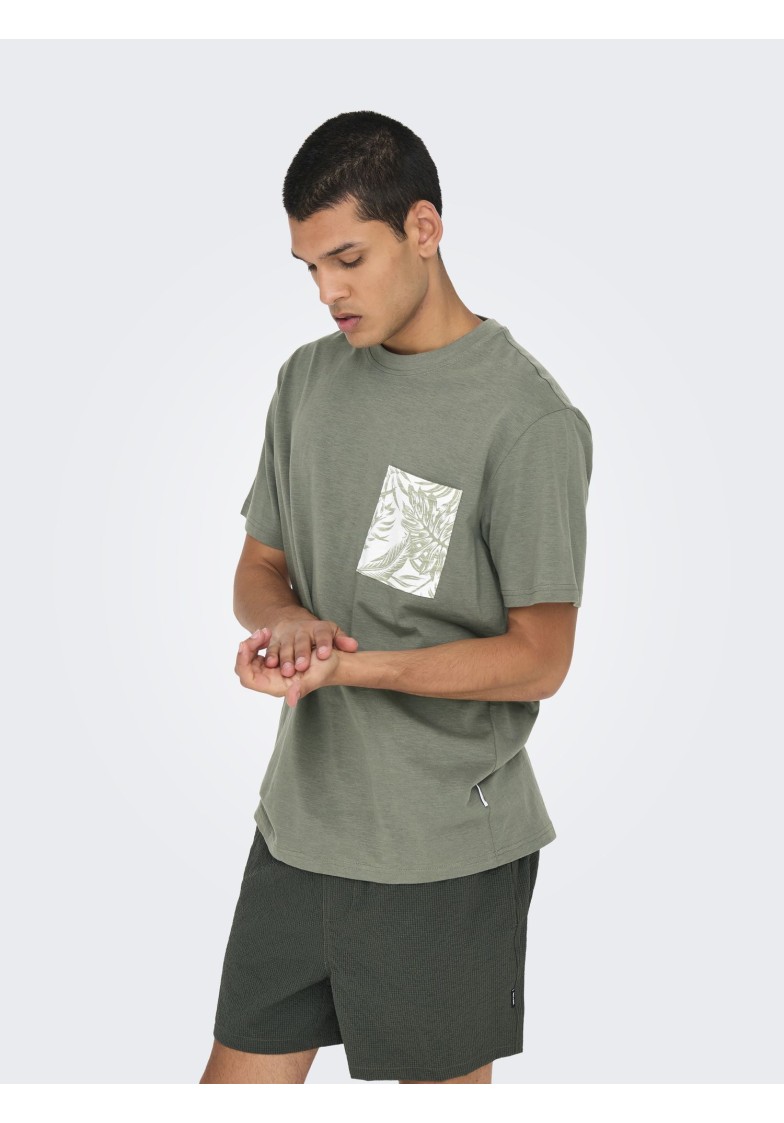 ONSPERRY LEAF S/S POCKET