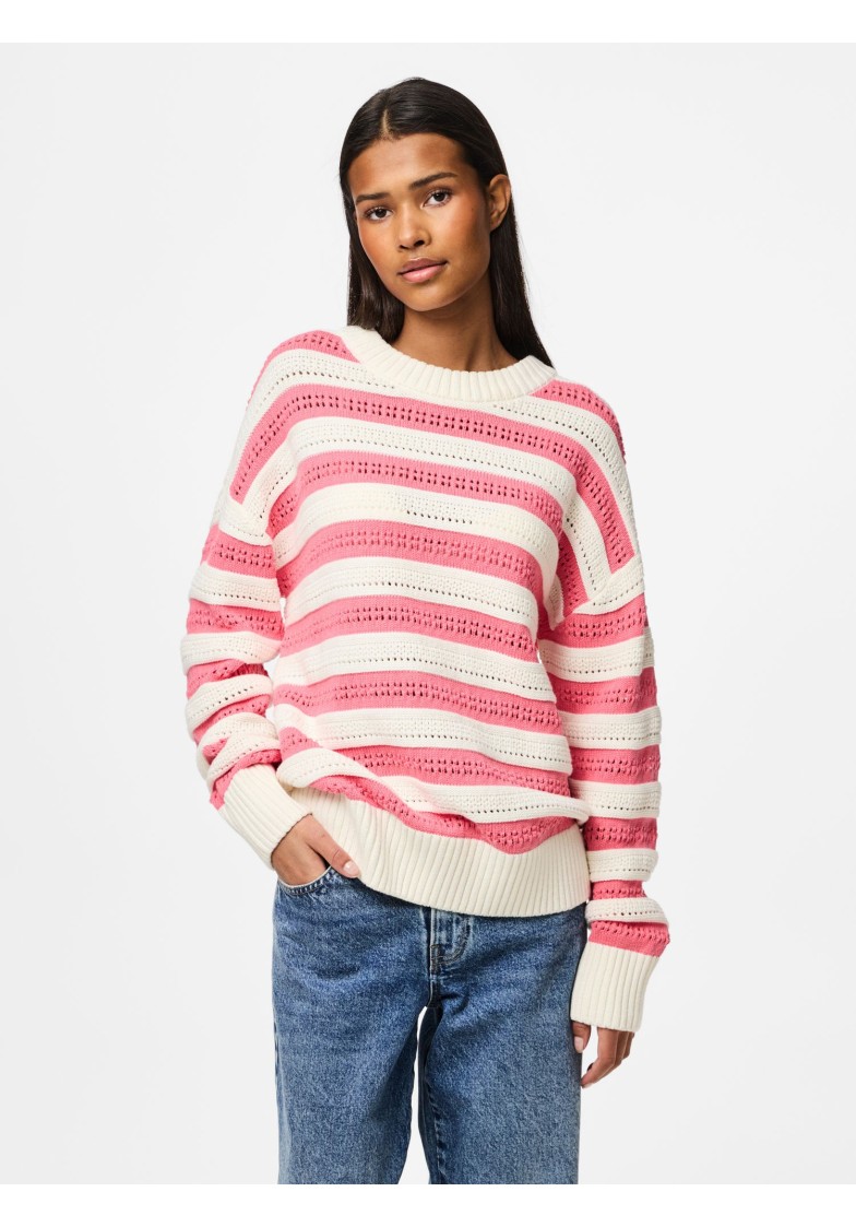 PCFANNI L/S O-NECK KNIT