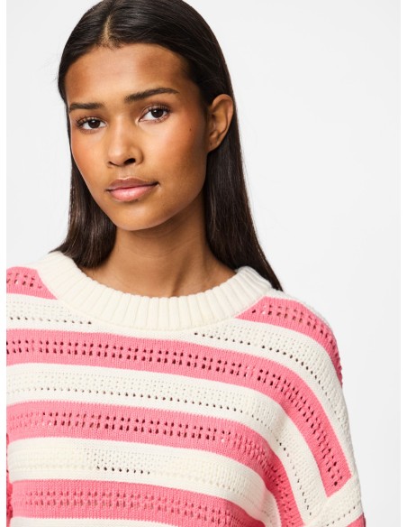 PCFANNI L/S O-NECK KNIT