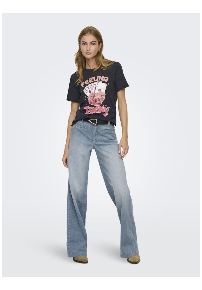 ONLLUCY S/S PRINT TOP