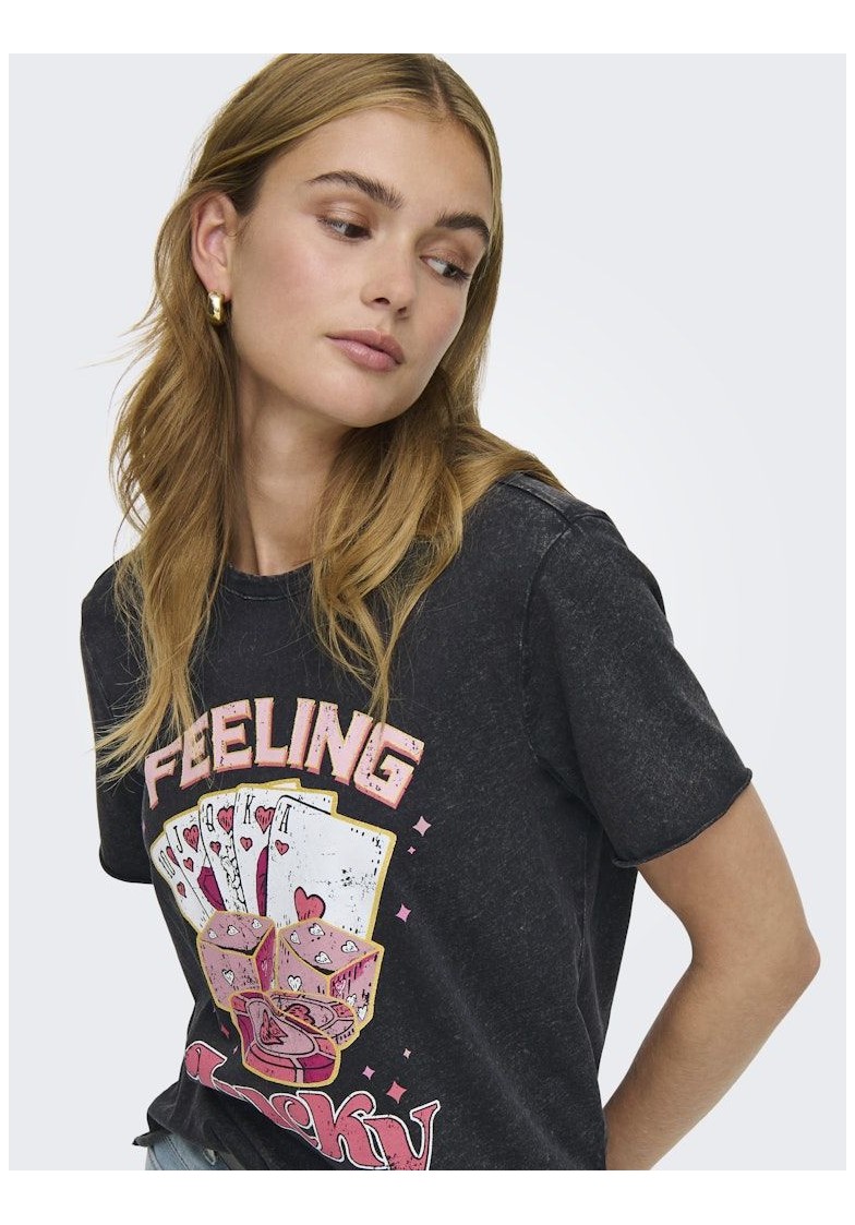 ONLLUCY S/S PRINT TOP