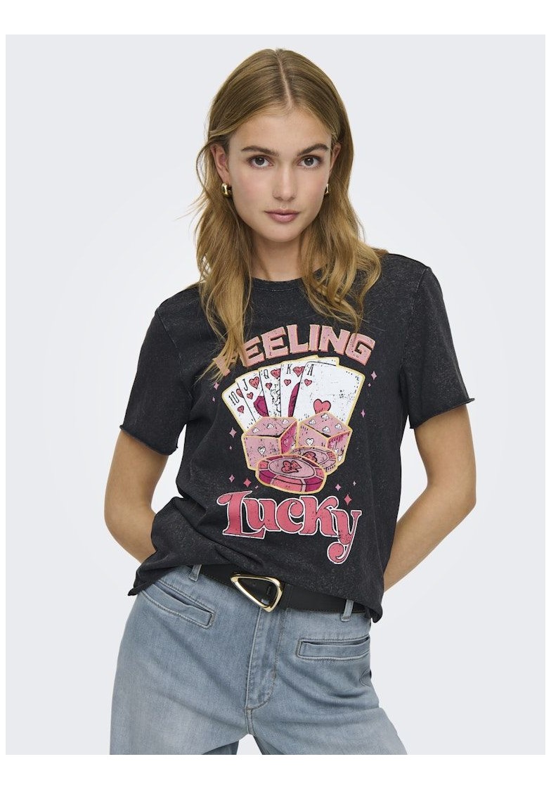 ONLLUCY S/S PRINT TOP