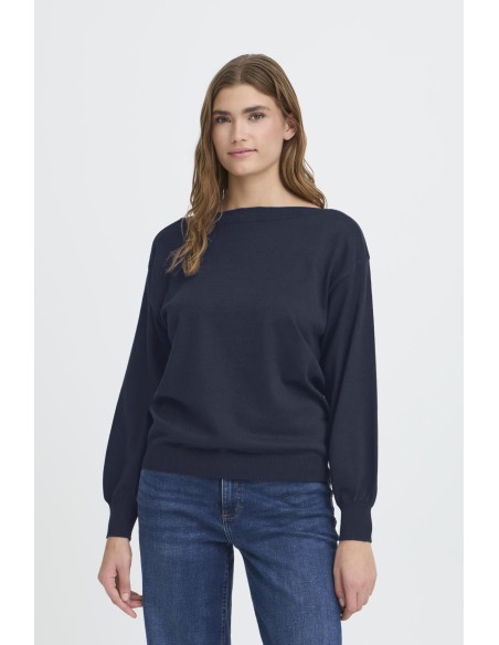 IHLULS BOAT NECK KNIT L/S