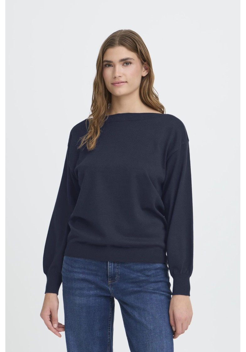 IHLULS BOAT NECK KNIT L/S
