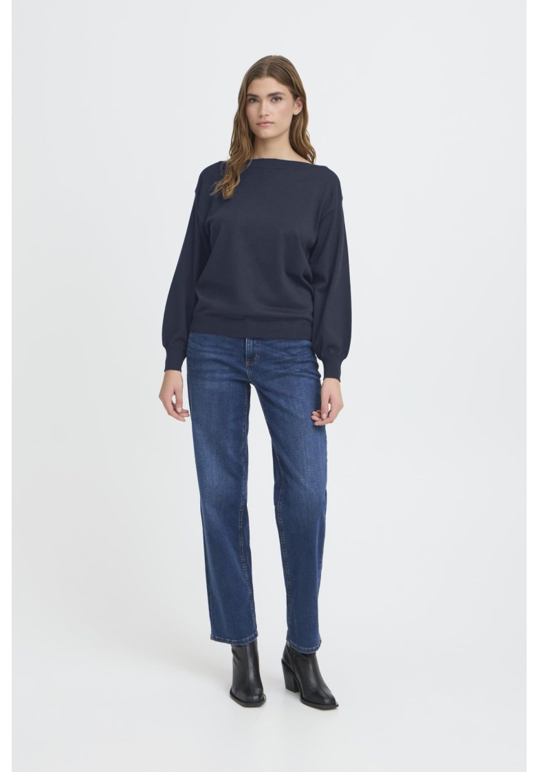 IHLULS BOAT NECK KNIT L/S