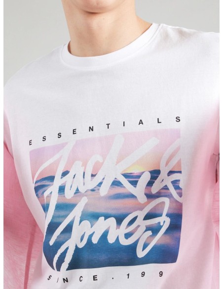 JJCOLTON PHOTEERINT TEE S/S O-NECK