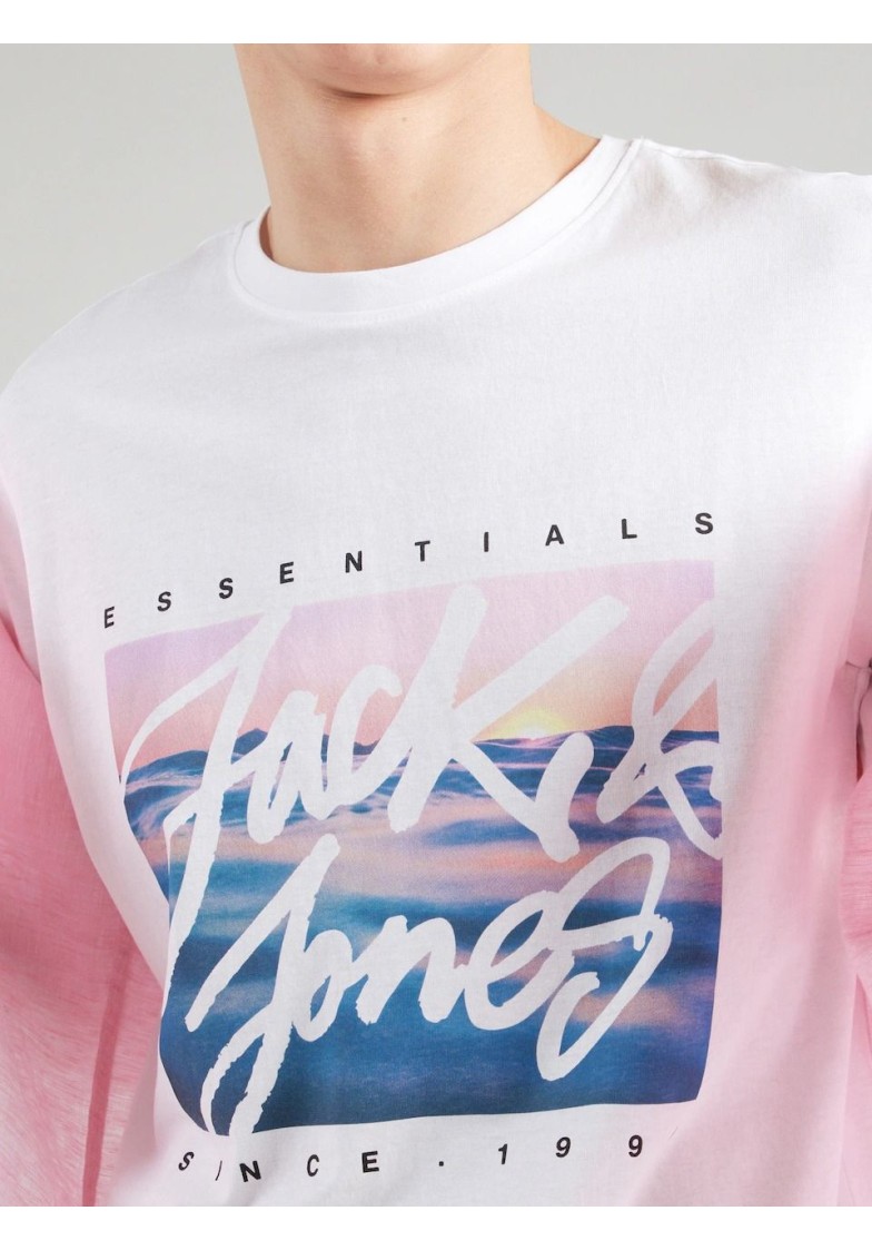 JJCOLTON PHOTEERINT TEE S/S O-NECK