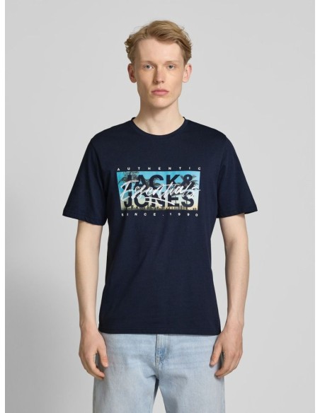 JJCOLTON PHOTEERINT TEE S/S O-NECK