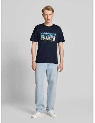 JJCOLTON PHOTEERINT TEE S/S O-NECK 2