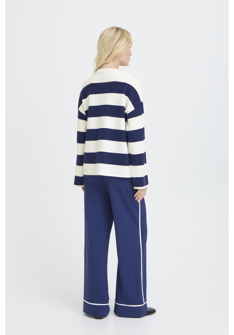 BYOTARI STRIPE KNIT L/S