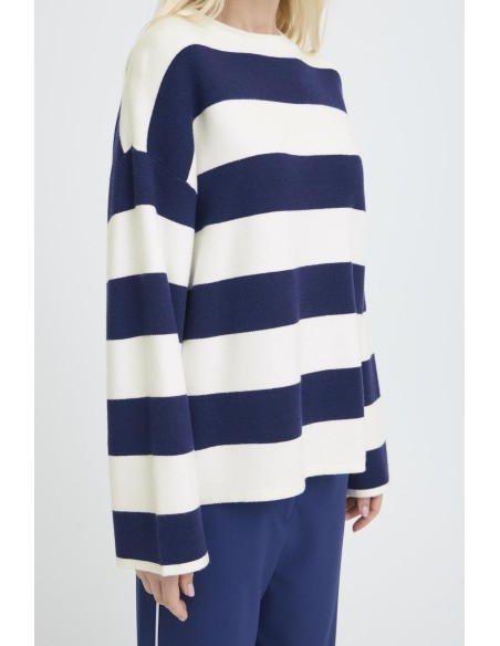 BYOTARI STRIPE KNIT L/S