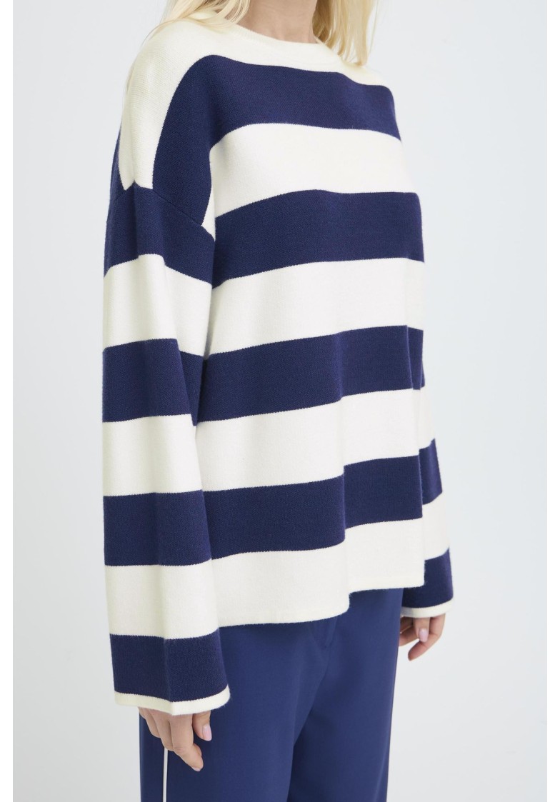 BYOTARI STRIPE KNIT L/S