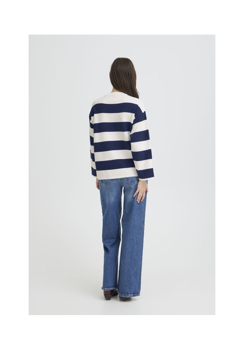BYOTARI STRIPE KNIT L/S