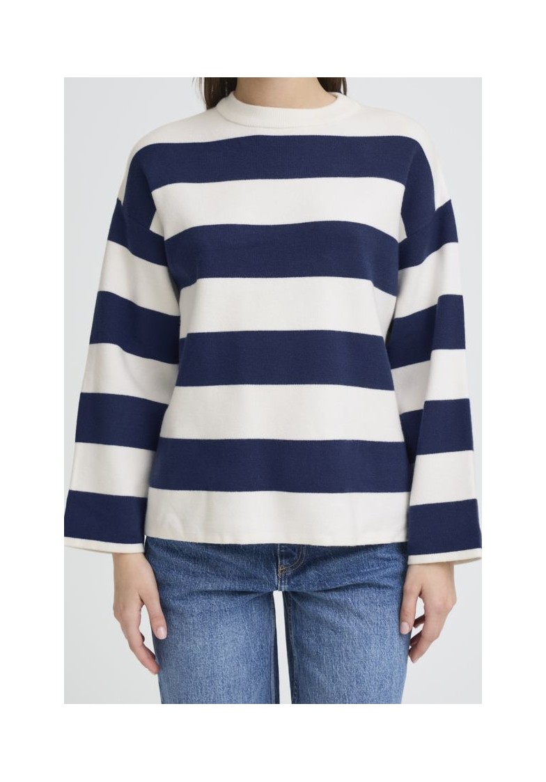 BYOTARI STRIPE KNIT L/S