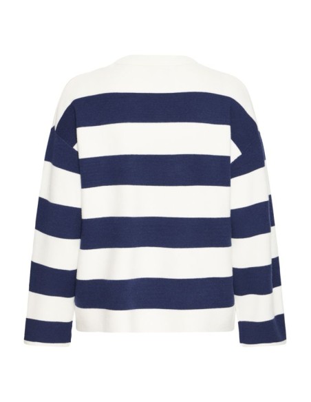BYOTARI STRIPE KNIT L/S