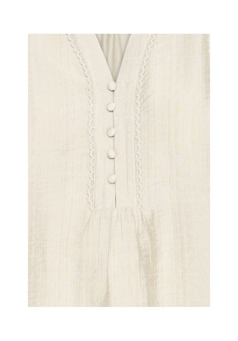 BYIKAIA V-NECK BLOUSE L/S