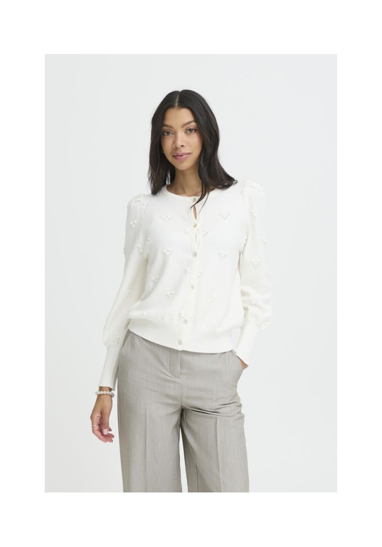 BYMANINA STRUCTURE CARDIGAN L/S