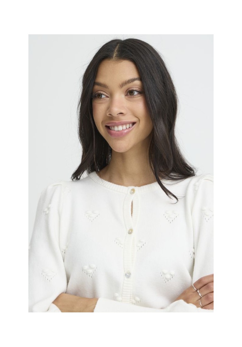 BYMANINA STRUCTURE CARDIGAN L/S