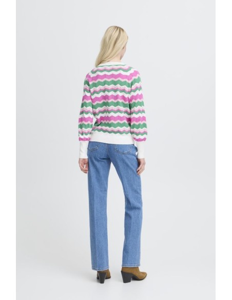 BYMMORLA ZIGZAG KNIT L/S