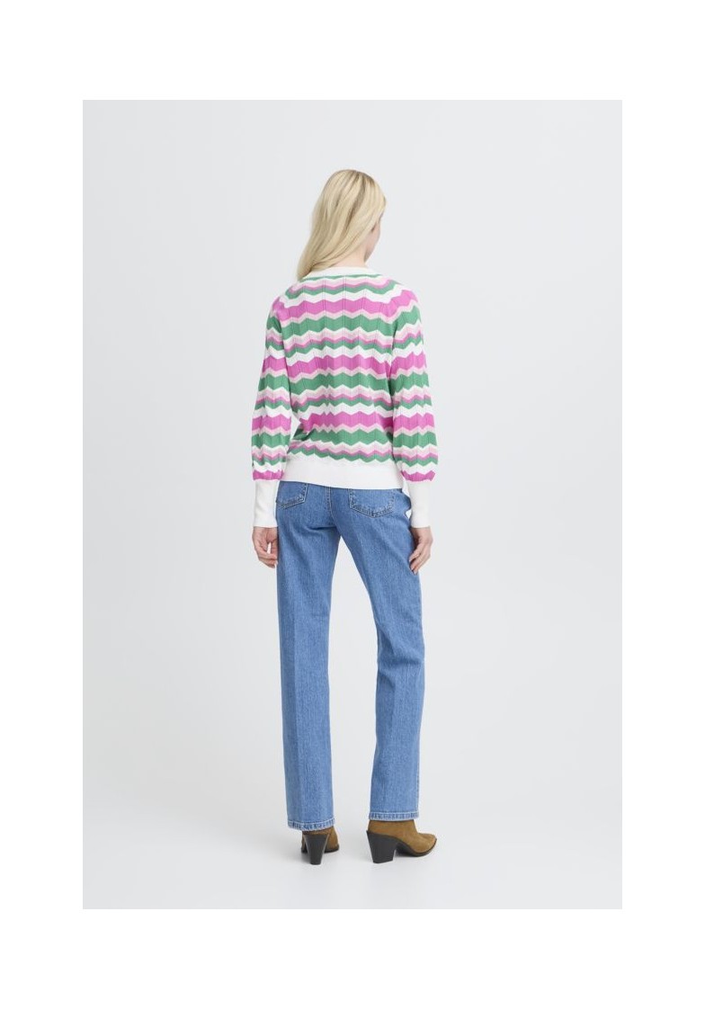 BYMMORLA ZIGZAG KNIT L/S
