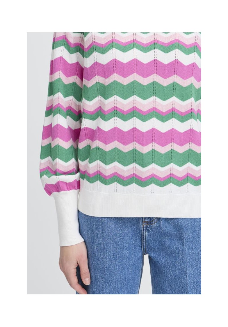 BYMMORLA ZIGZAG KNIT L/S