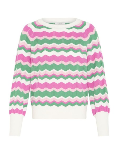 BYMMORLA ZIGZAG KNIT L/S
