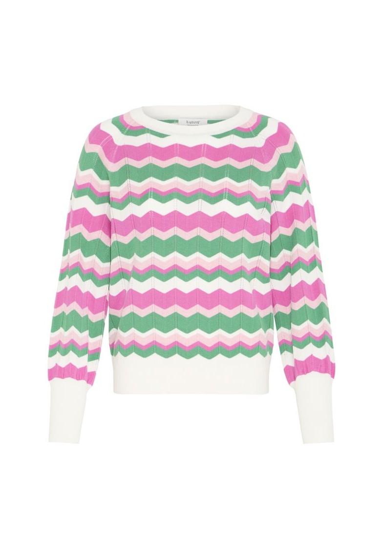 BYMMORLA ZIGZAG KNIT L/S