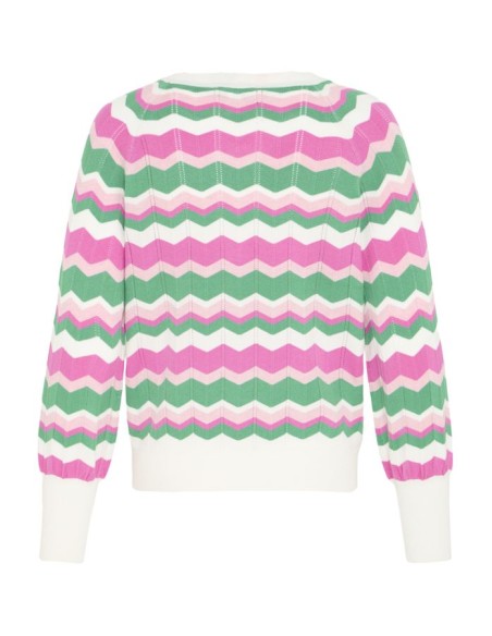 BYMMORLA ZIGZAG KNIT L/S