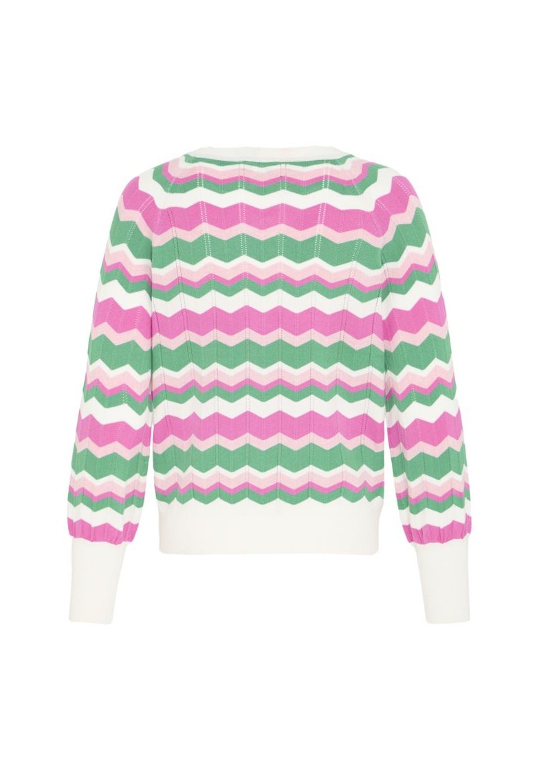 BYMMORLA ZIGZAG KNIT L/S
