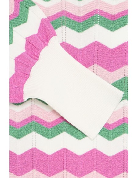 BYMMORLA ZIGZAG KNIT L/S