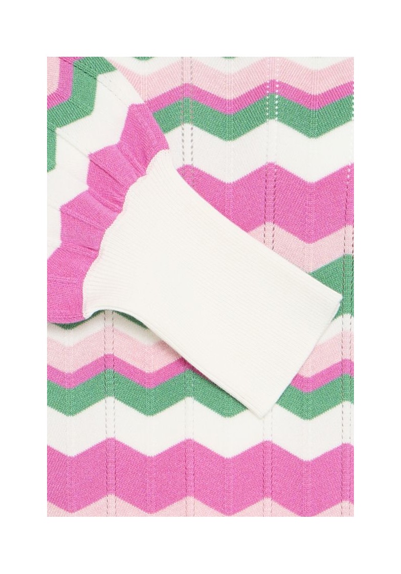 BYMMORLA ZIGZAG KNIT L/S